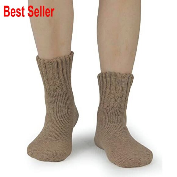 Thick Warm Cozy Crew Socks Winter Boot Socks Ultra Plush Fuzzy Minimal - Picture 5 of 8